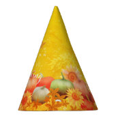 Herbst Erntedank Senf Partyhütchen (Rechts)