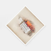 Herbst-Erntedank Serviette (Ecke)