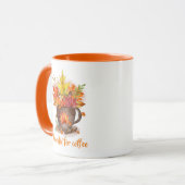 Herbst/Erntedank Tasse für Kaffeeliebhaber (Vorderseite Links)