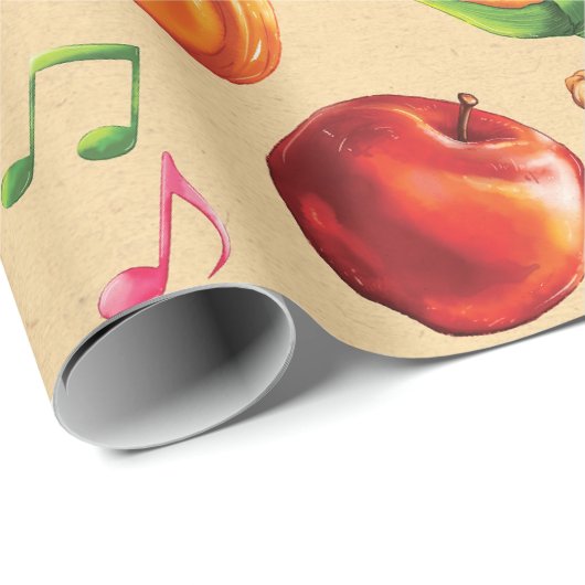 Herbst Erntedank Türkei Wapping Paper Geschenkpapier (Rolleneckpunkt)