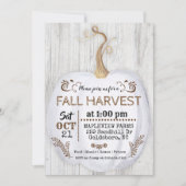 Herbst Erntefest Einladung (Vorderseite)