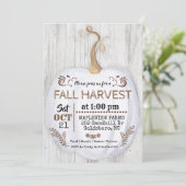 Herbst Erntefest Einladung (Stehend Vorderseite)