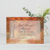 Herbst Erntefest Einladung (Stehend Vorderseite)