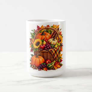 Herbst-Erntekorb Kaffeetasse