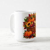 Herbst-Erntekorb Kaffeetasse (Vorderseite Links)