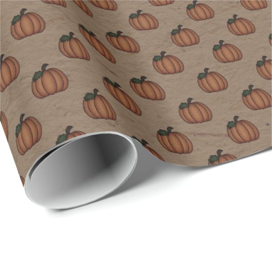 Herbst-Erntepapier Geschenkpapier (Rolleneckpunkt)