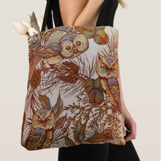 Herbst-Eule vintage Herbst Tasche
