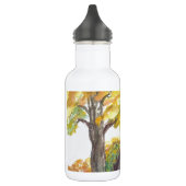 Herbst-Fall-Baum verlässt Kunst-Malerei-Schicksal Edelstahlflasche (Links)