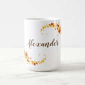 Herbst-Fall-Blatt-Ahorn-Kaffee-Tasse Kaffeetasse (Mittel)