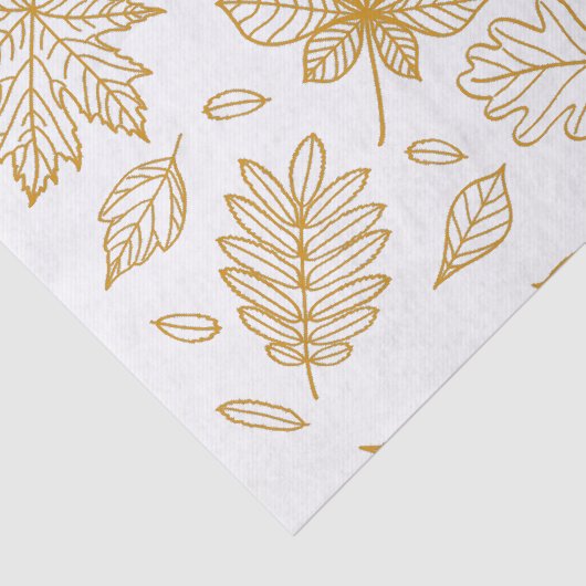 Herbst-Fall-Blatt-Druck Seidenpapier (Ausschnitt)