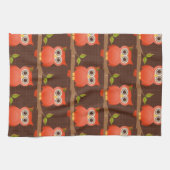 Herbst-/Fall-Erntedank-Eule Handtuch (Horizontal)