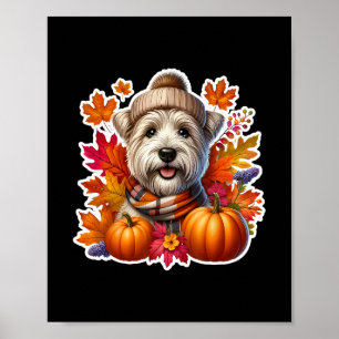 Herbst Fall Glen Of Imaal Terrier Ter Hundebesitze Poster