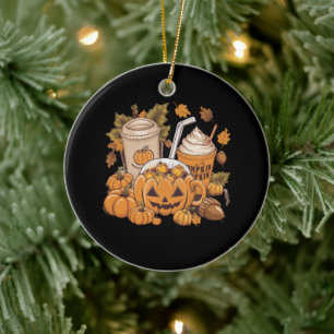 Herbst Familie Halloween Erntedankfest Niedlich He Keramik Ornament