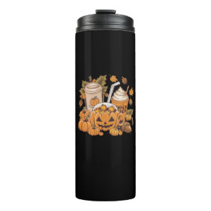 Herbst Familie Halloween Erntedankfest Niedlich He Thermosbecher