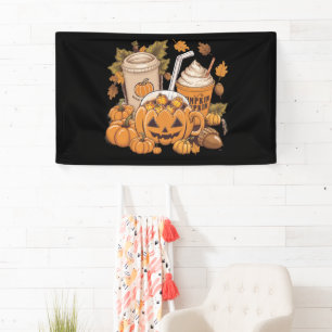 Herbst Familie Halloween Erntedankfest Süßer Herbs Banner