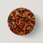 Herbst-Farb-Blattwerk-Blätter-Foto-Pin Button (Vorderseite)