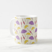 Herbst | Farbenfrohe Regenschirme Kaffeetasse (Vorderseite Links)