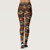 Herbst-FarbPaillette-Blick Leggings (Rückseite)