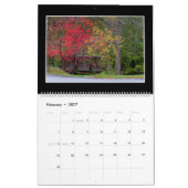 Herbst färbt Monatskalender 2018 Kalender (Feb 2027)