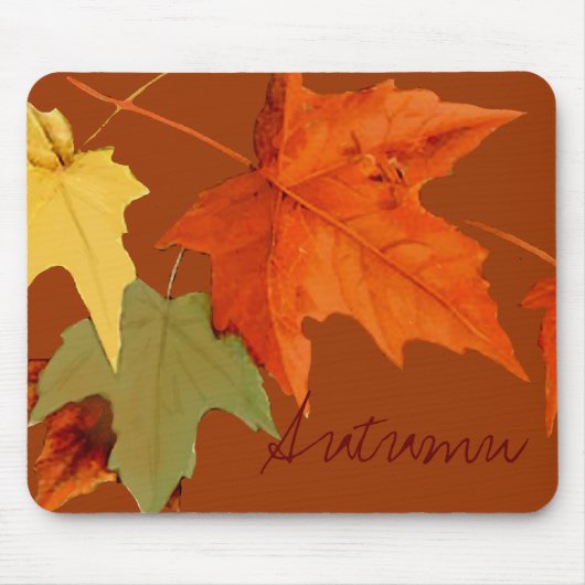 Herbst färbt Mousepad (Vorne)