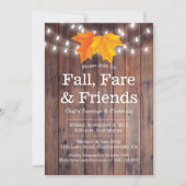 Herbst-, Fare & Friends Herbstbeleuchtung Einladung (Vorderseite)