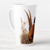 Herbst-Fasan-Ölgemälde Milchtasse (Linke Ecke)
