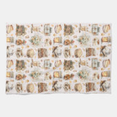 Herbst Favorit Essential Ästhetische Muster Geschirrtuch (Horizontal)