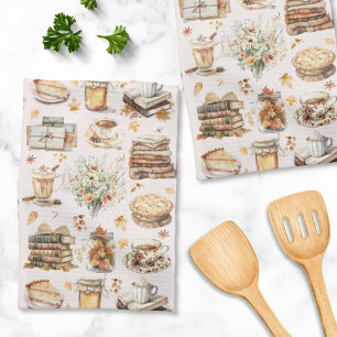 Herbst Favorit Essential Ästhetische Muster Geschirrtuch