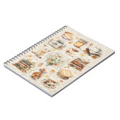 Herbst Favorit Essential Ästhetische Muster Notizblock (Linke Seite)