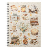 Herbst Favorit Essential Ästhetische Muster Notizblock (Vorderseite)