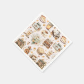 Herbst Favorit Essential Ästhetische Muster Serviette (Ecke)