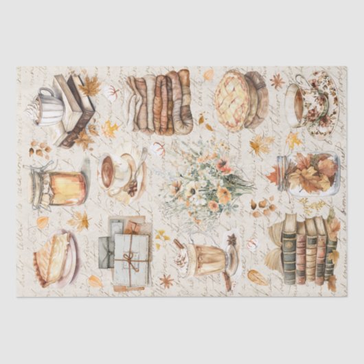 Herbst Favorit Essenzielle ästhetische Enttäuschun Seidenpapier (Vorderseite)