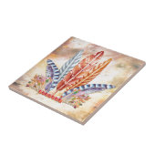 Herbst-Federn Fliese (Seite)