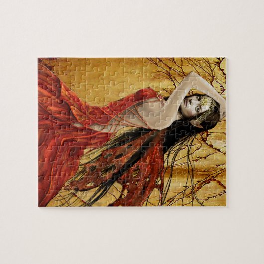 Herbst-Fee Puzzle (Horizontal)