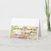 Herbst-Feen-Hexe-Karte Feiertagskarte (Rückseite)