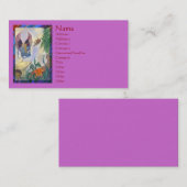 Herbst-Feengeschäftskarte Visitenkarte (Vorne/Hinten)