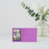 Herbst-Feengeschäftskarte Visitenkarte (Stehend Vorderseite)