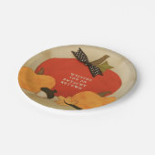 Herbst-Feiern Napkins Pappteller (Schrägansicht)