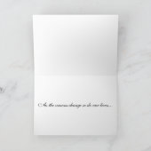 Herbst Feiertagskarte (Innenseite)