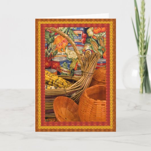 Herbst Feiertagskarte (Vorderseite)