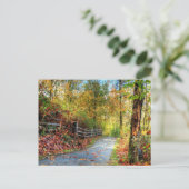 Herbst Feiertagspostkarte (Stehend Vorderseite)