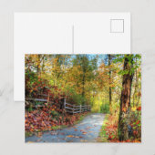 Herbst Feiertagspostkarte (Vorne/Hinten)