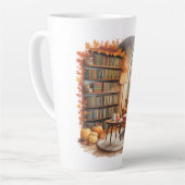 Herbst-Fenster-Lesetassen — Gemütlicher Sessel & B Milchtasse (Linke Ecke)