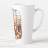 Herbst-Fenster-Lesetassen — Gemütlicher Sessel & B Milchtasse (Rechts)