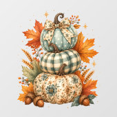 Herbst-Fensterfolie Fensteraufkleber (Blatt)