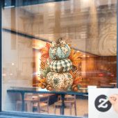 Herbst-Fensterfolie Fensteraufkleber (Café-Fenster)