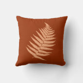 Herbst-Fern-Blätter Kissen (Rückseite)
