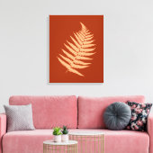 Herbst-Fern-Blätter Leinwanddruck (Insitu (Wohnzimmer))