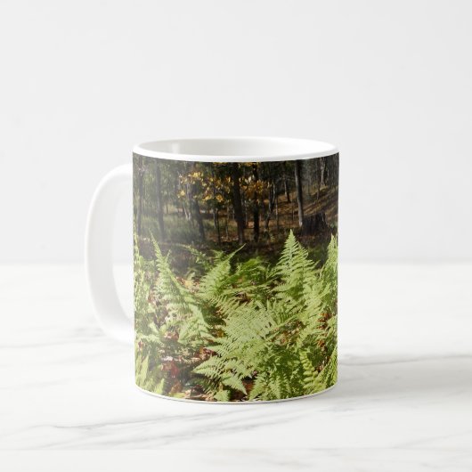 Herbst Ferns Kaffeetasse (Vorderseite Links)