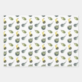 Herbst Fete Herbst Party Bunte Pumpkins Umhüllung Geschenkpapier Set (Vorderseite 2)